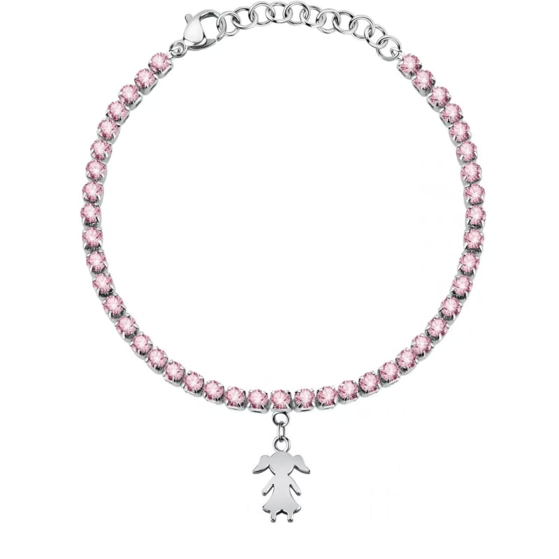 Krásný náramek s přívěskem Holčička Family LPS05ASF35 La Petite Story