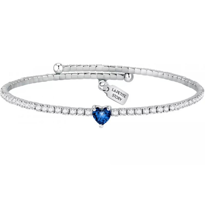 Romantický náramek s modrým srdíčkem Love LPS05ASD21 La Petite Story Romantický náramek s modrým srdíčkem Love LPS05ASD21 La Petite Story