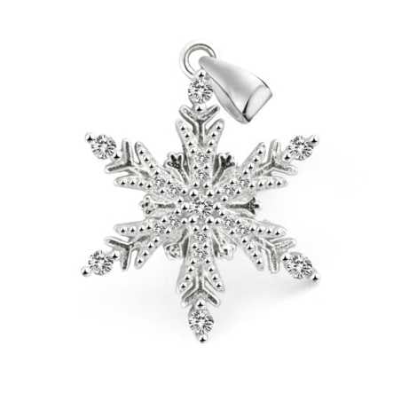 Designový stříbrný přívěsek Vločka AGH681 Beneto