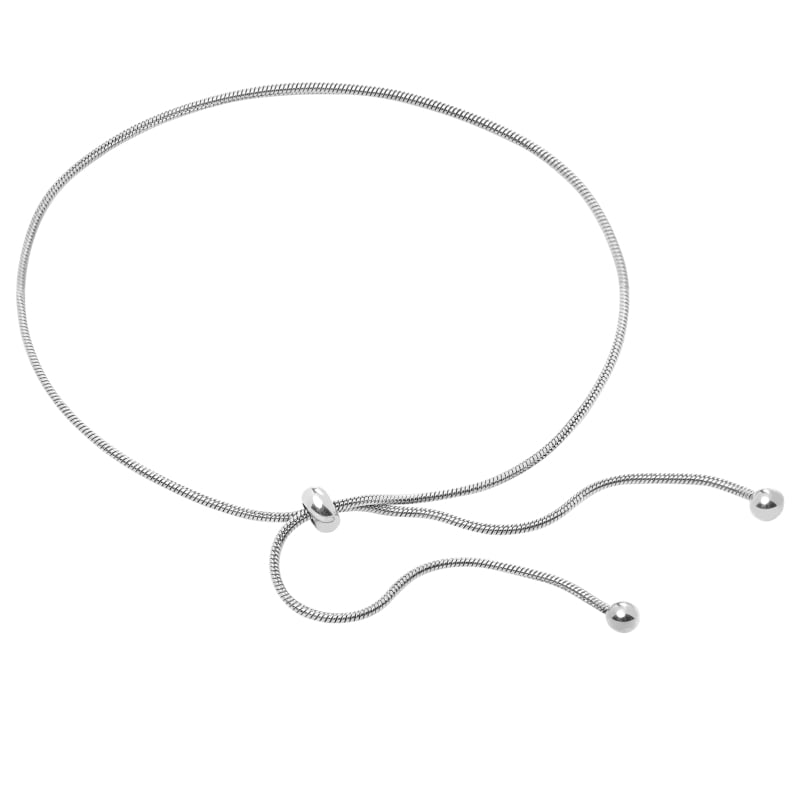 Módní ocelový náramek na nohu Troli