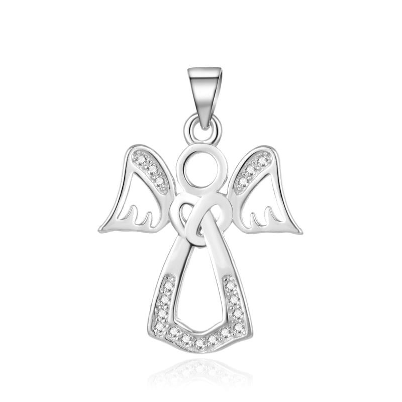 Nadčasový stříbrný přívěsek Anděl AGH234 Beneto Nadčasový stříbrný přívěsek Anděl AGH234 Beneto