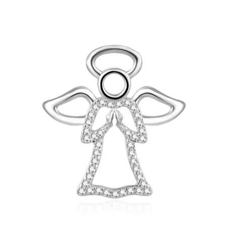 Hravý stříbrný přívěsek Anděl AGH453 Beneto