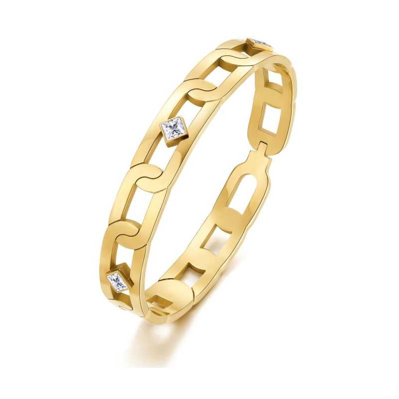 Elegantní pozlacený náramek s krystaly With You BWY20 Brosway Elegantní pozlacený náramek s krystaly With You BWY20 Brosway