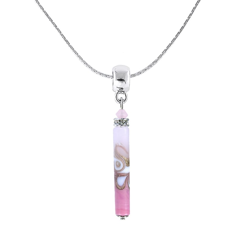 Něžný náhrdelník Good Mood s perlou Lampglas NPR24 Lampglas