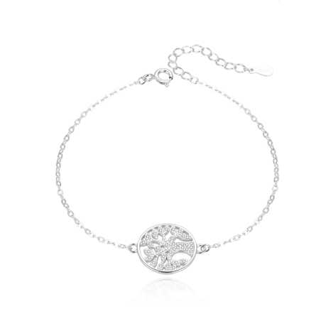 Stříbrný náramek se stromem života AGB593/21 Beneto