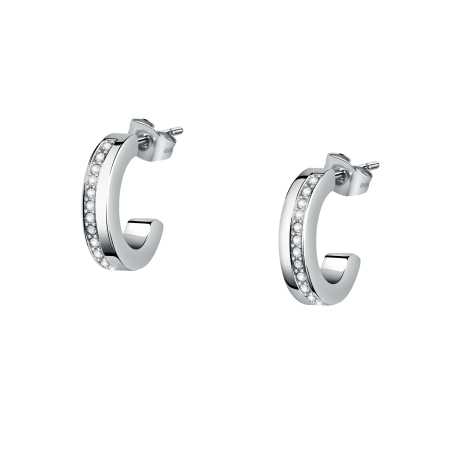 Jemné ocelové náušnice s krystaly Creole SAUP04 Morellato