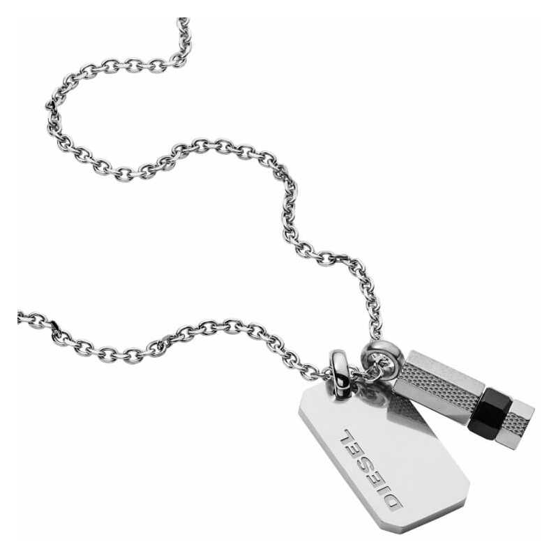 Pánský náhrdelník s přívěsky DX1156040 Diesel Pánský náhrdelník s přívěsky DX1156040 Diesel