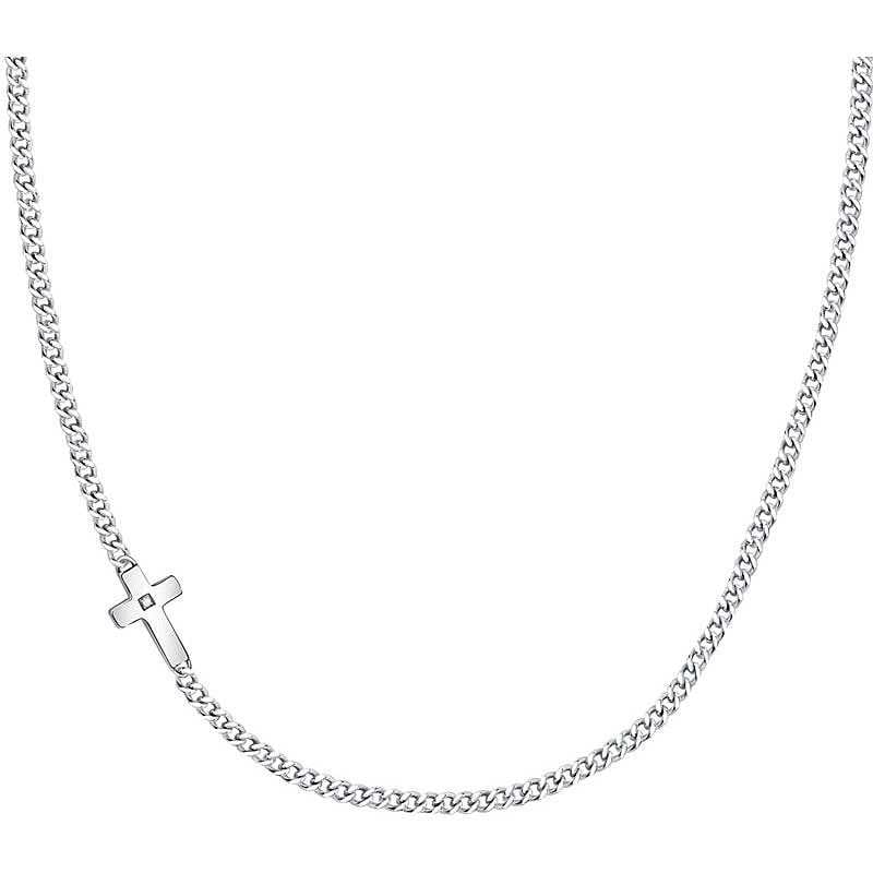 Ocelový náhrdelník s křížem Cross SKR62 Morellato Ocelový náhrdelník s křížem Cross SKR62 Morellato