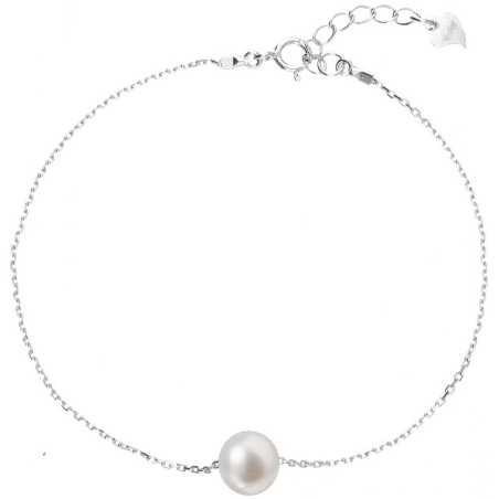 Stříbrný náramek s pravou perlou Pavona 23009.1 Evolution Group