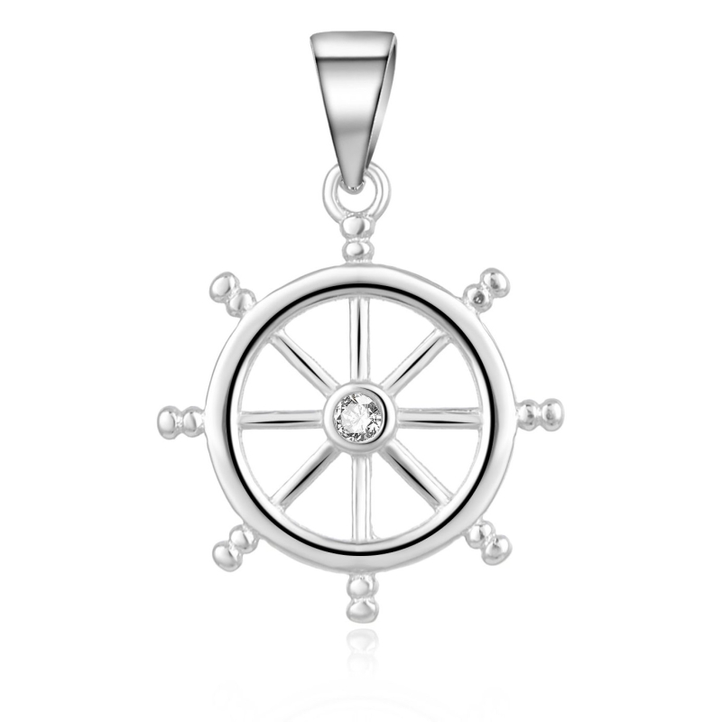 Stříbrný přívěsek Kormidlo P0001093 Moiss