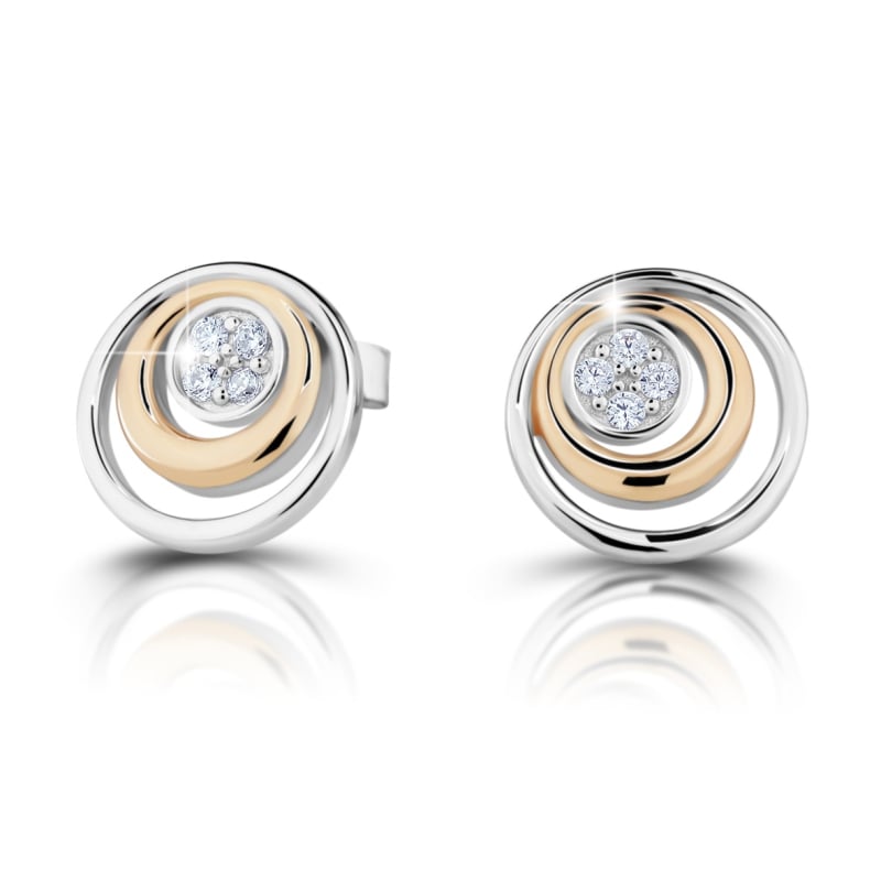 Náušnice J234CZ-R Modesi Náušnice J234CZ-R Modesi