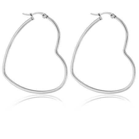 Romantické ocelové náušnice Srdíčka Troli