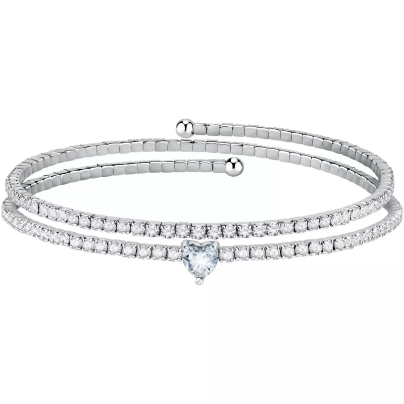 Romantický dvojitý náramek se srdíčkem Love LPS05ASD23 La Petite Story