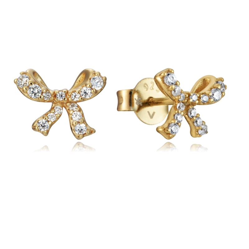 Půvabné pozlacené náušnice Mašličky Clasica 61078E100-36 Viceroy Půvabné pozlacené náušnice Mašličky Clasica 61078E100-36 Viceroy