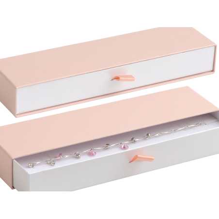 Pudrově růžová dárková krabička na náramek DE-9/A5/A1 Jk Box