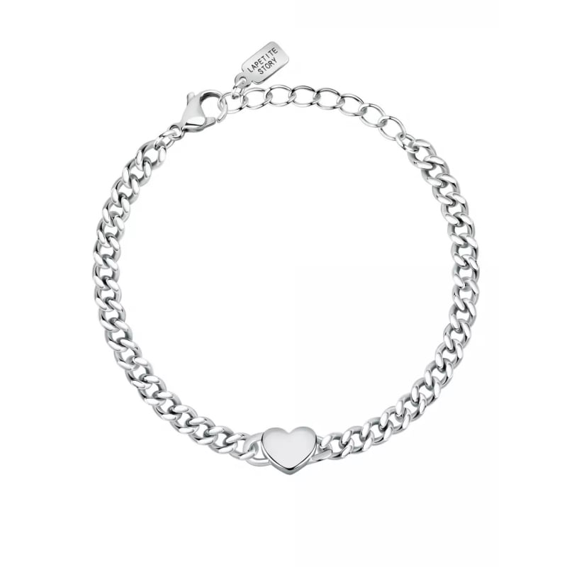 Ocelový náramek se srdíčkem Love LPS05ASD38 La Petite Story Ocelový náramek se srdíčkem Love LPS05ASD38 La Petite Story