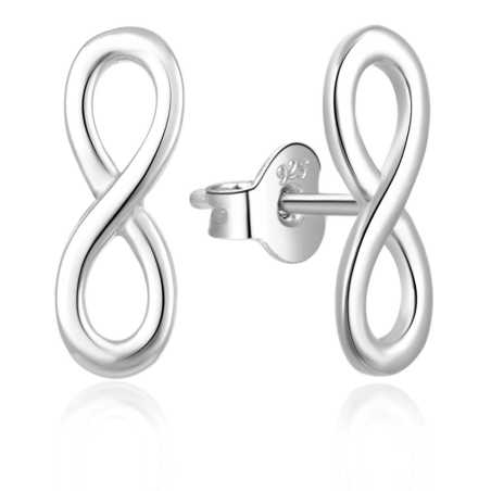 Stylové stříbrné náušnice Nekonečno E0002325 Moiss