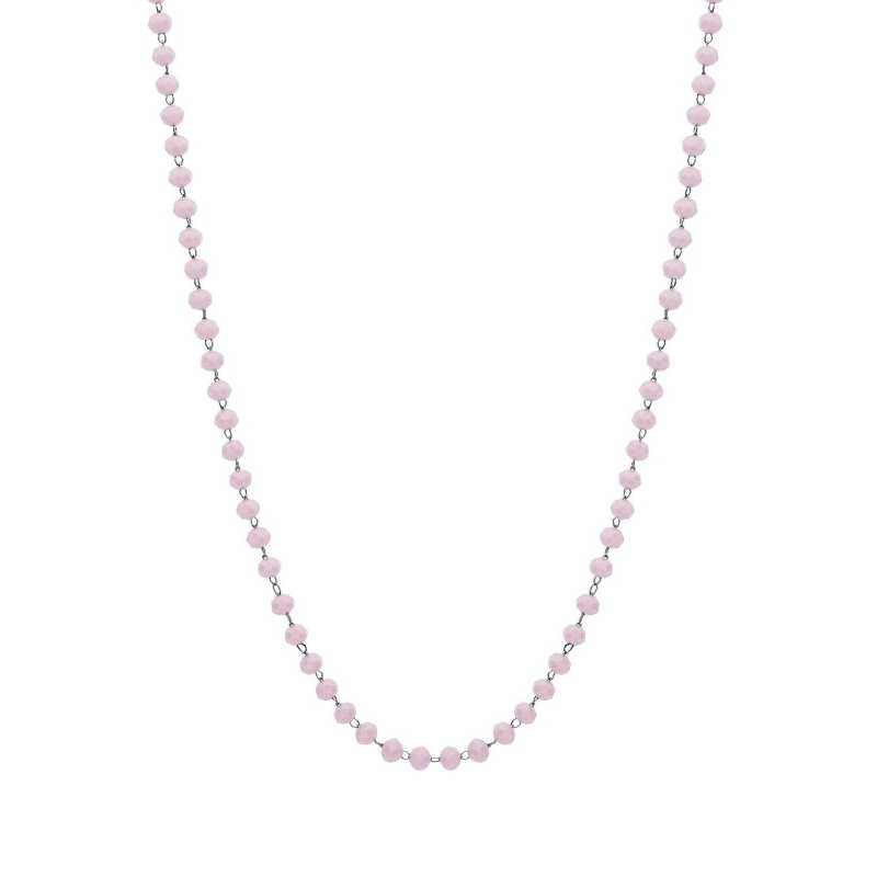 Růžový korálkový náhrdelník na přívěsky Happy SHAC60 S Agapo Růžový korálkový náhrdelník na přívěsky Happy SHAC60 S Agapo