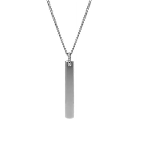 Moderní ocelový náhrdelník Vintage Casual JF03988040 Fossil