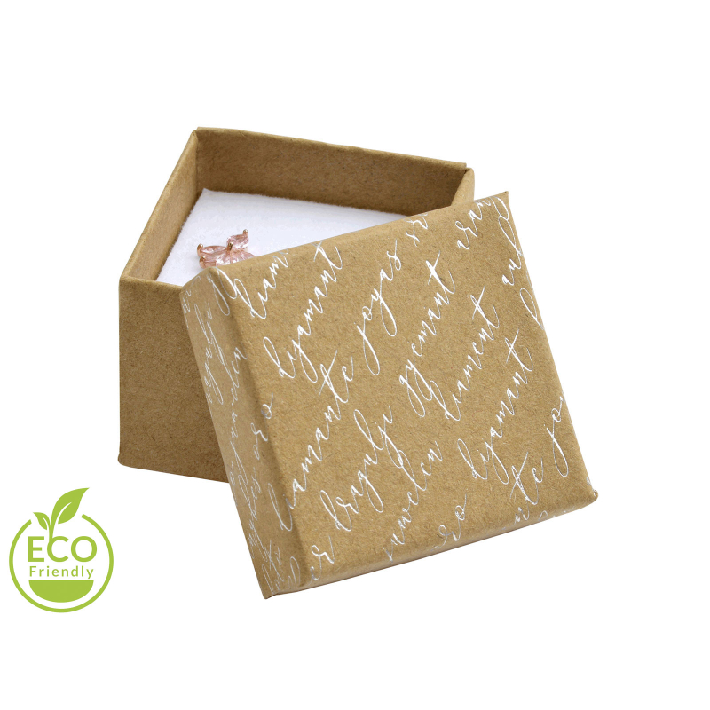 Zlatá dárková krabička na prsten KD-2/AG Jk Box Zlatá dárková krabička na prsten KD-2/AG Jk Box