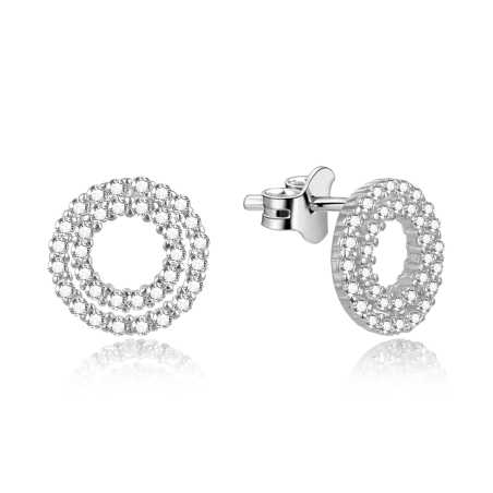 Stříbrné náušnice se zirkony AGUP1572 Beneto