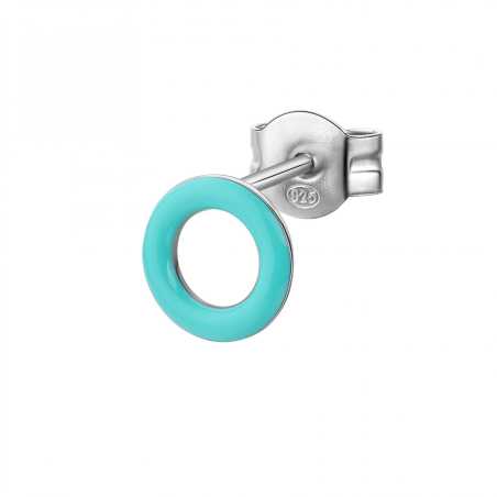 Minimalistická stříbrná single náušnice Storie RZO072 Rosato