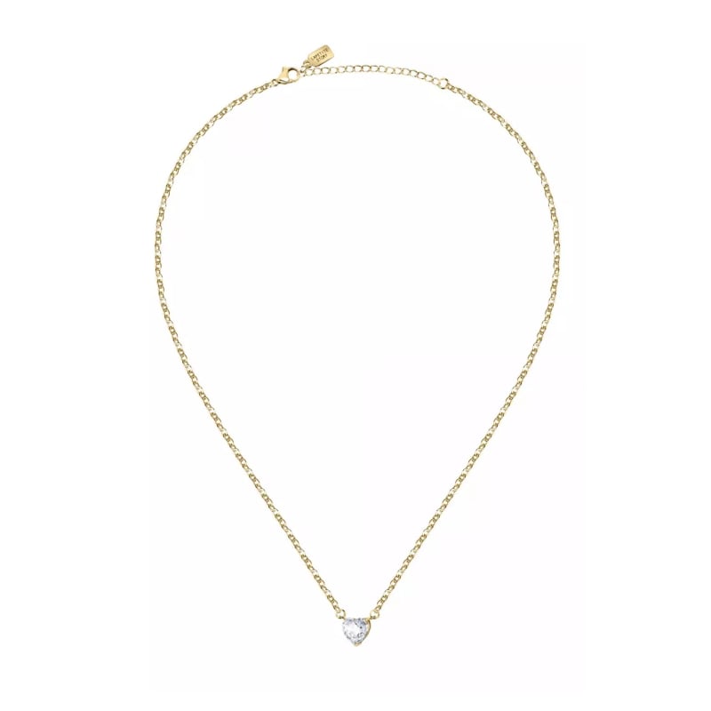 Romantický pozlacený náhrdelník s krystalem Love LPS10ASD14 La Petite Story