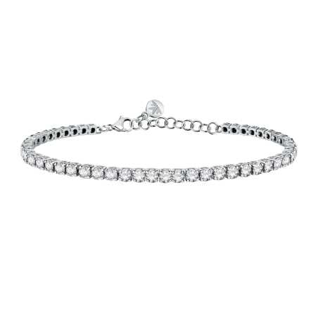 Luxusní stříbrný náramek se zirkony Tesori SAIW123 Morellato