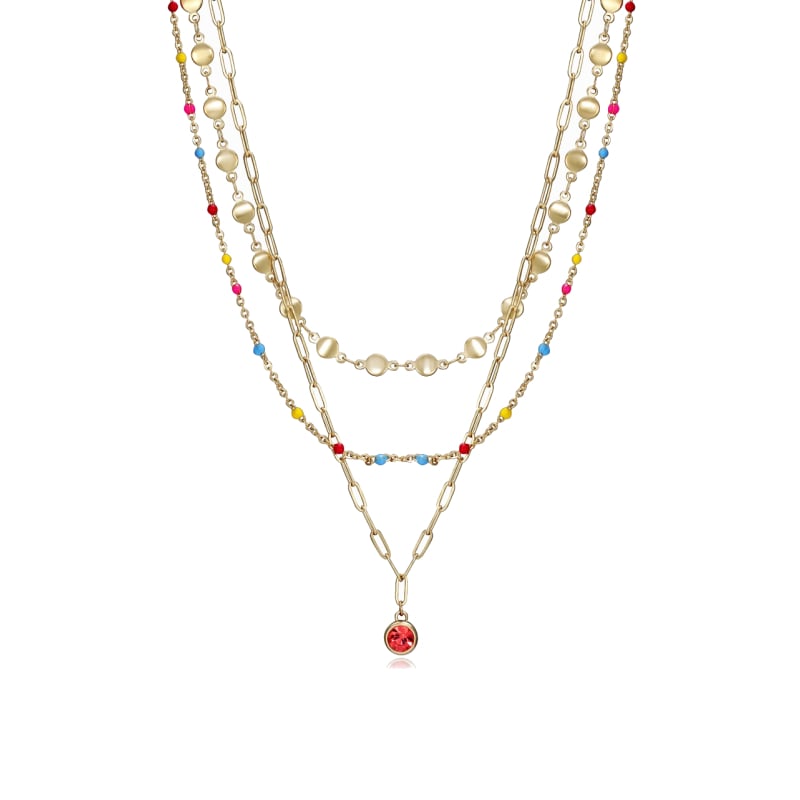 Jedinečný pozlacený náhrdelník Kiss 15132C01012 Viceroy Jedinečný pozlacený náhrdelník Kiss 15132C01012 Viceroy