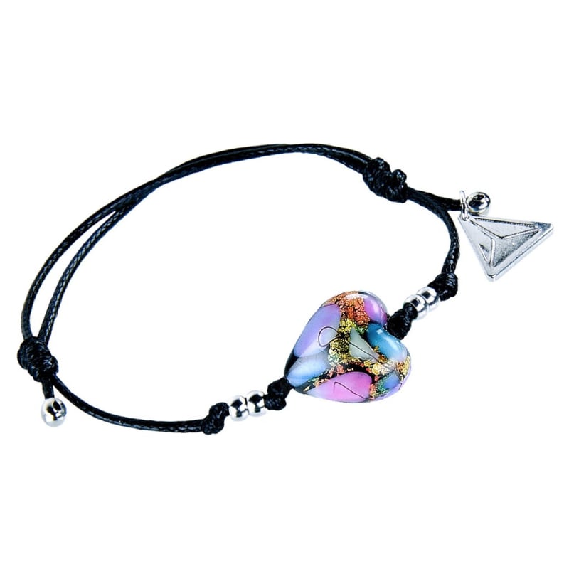 Nepřehlédnutelný náramek Crazy Love s 24karátovým zlatem v perle Lampglas BLH21 Lampglas