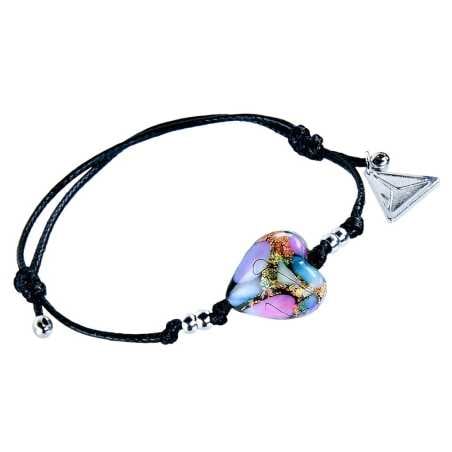 Nepřehlédnutelný náramek Crazy Love s 24karátovým zlatem v perle Lampglas BLH21 Lampglas