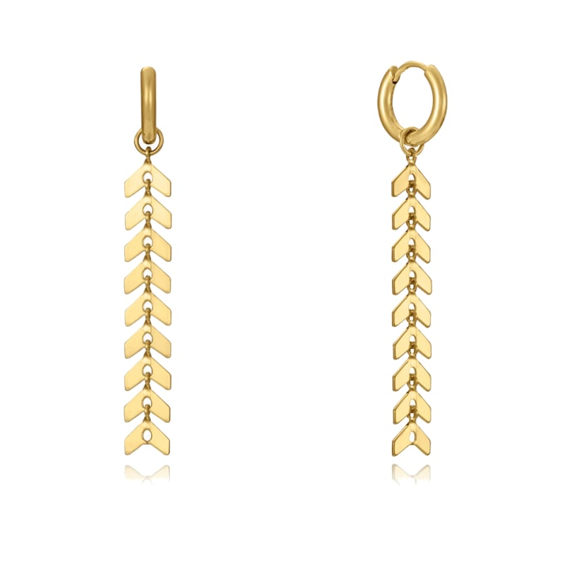 Elegantní pozlacené náušnice kruhy 2v1 Chic 75309E01012 Viceroy Elegantní pozlacené náušnice kruhy 2v1 Chic 75309E01012 Viceroy