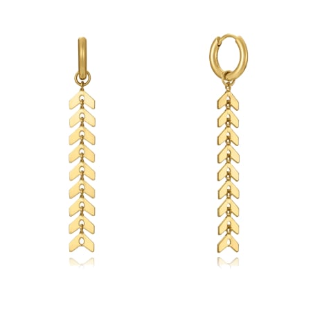 Elegantní pozlacené náušnice kruhy 2v1 Chic 75309E01012 Viceroy