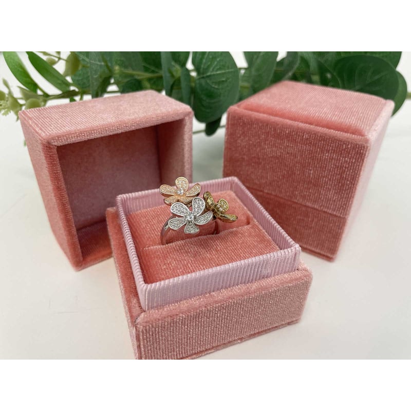 Sametová dárková krabička na prsten CA-2/A5 Jk Box Sametová dárková krabička na prsten CA-2/A5 Jk Box