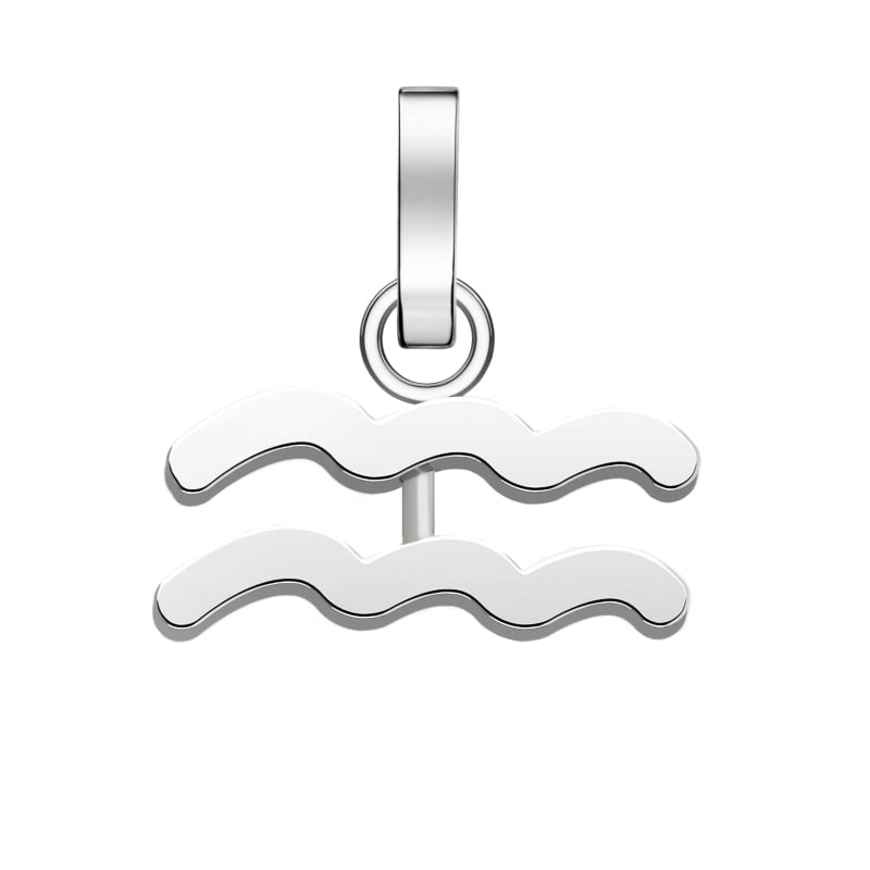 Ocelový přívěsek Vodnář The Pendant PE-Silver-Aquarius-S Rosefield