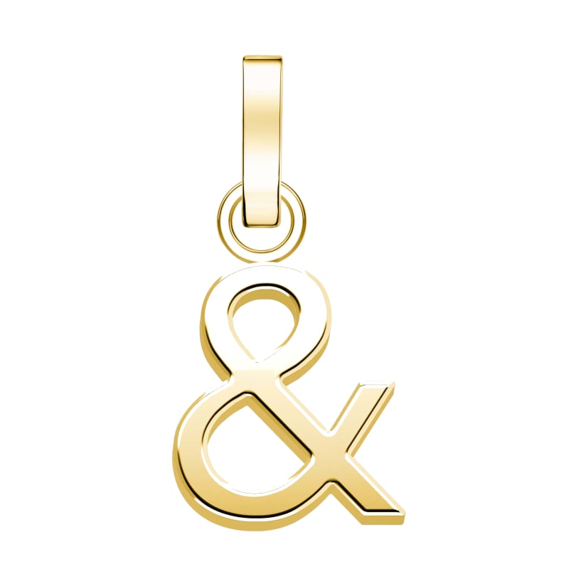 Pozlacený ocelový přívěsek "&" The Pendant PE-Gold-Ampersand Rosefield