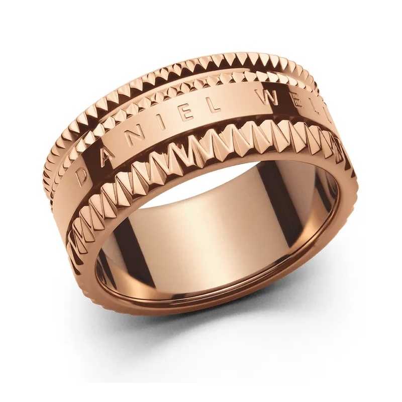 Nepřehlédnutelný bronzový prsten Elevation DW0040019 Daniel Wellington / Obvod: 52 mm - 52 mm