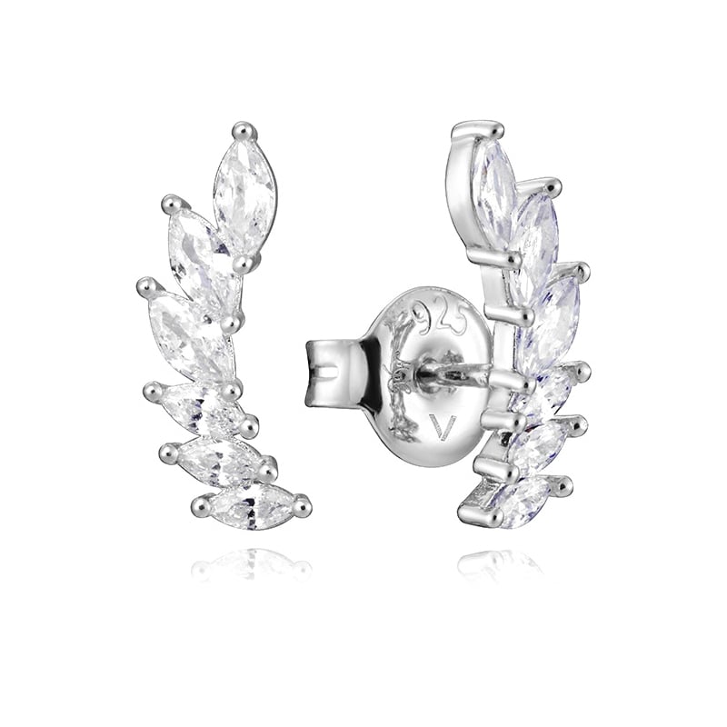 Třpytivé podélné náušnice se zirkony Trend 13081E000-30 Viceroy Třpytivé podélné náušnice se zirkony Trend 13081E000-30 Viceroy