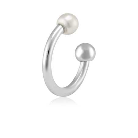 Slušivá navlékací single náušnice VBE6012S-PET Troli