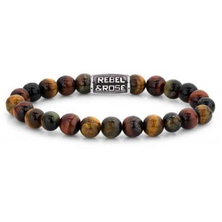 Korálkový náramek Who`s afraid of the Tiger RR-80095-V Rebel&Rose / Rozměr: 17,5 cm - M