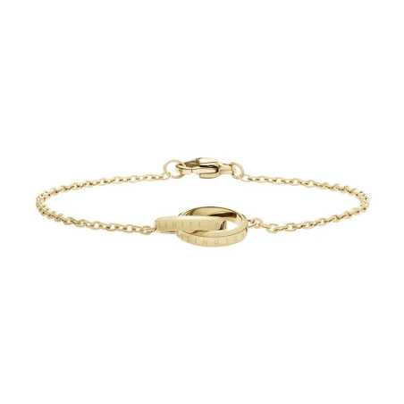 Slušivý pozlacený náramek Elan Unity DW0040021 Daniel Wellington / Délka: 15,5 cm