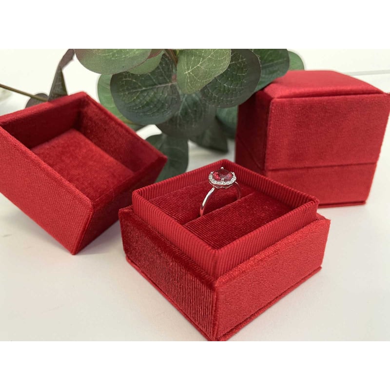 Sametová dárková krabička na prsten CA-2/A7 Jk Box Sametová dárková krabička na prsten CA-2/A7 Jk Box