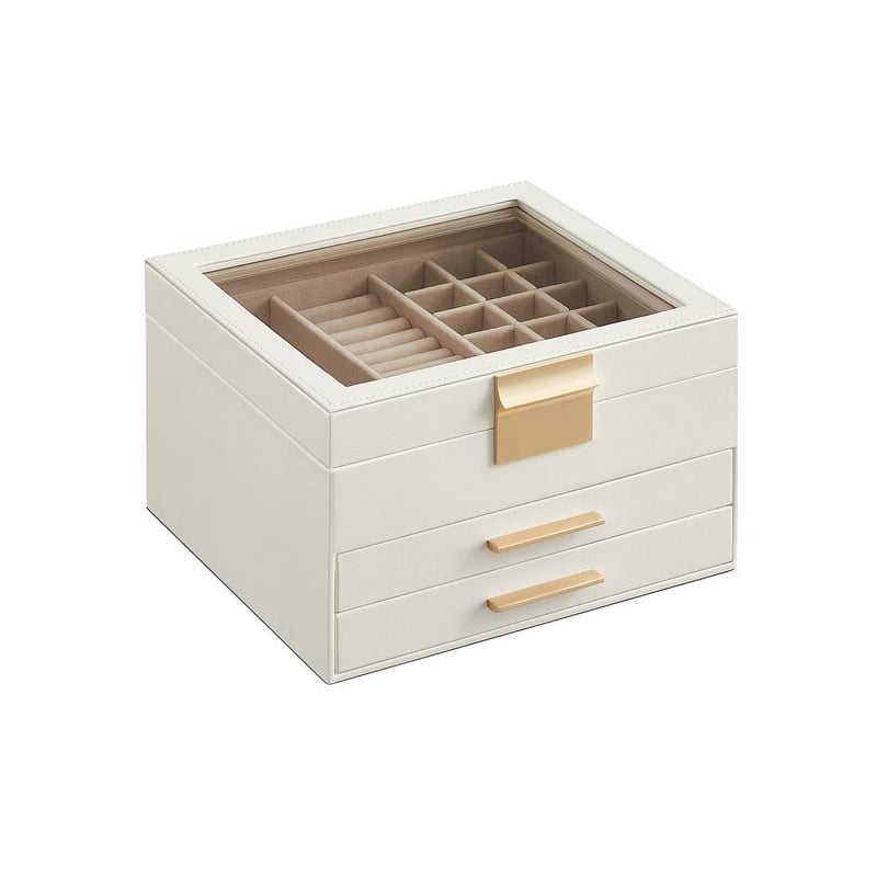 Designová bílá šperkovnice Troli Troli