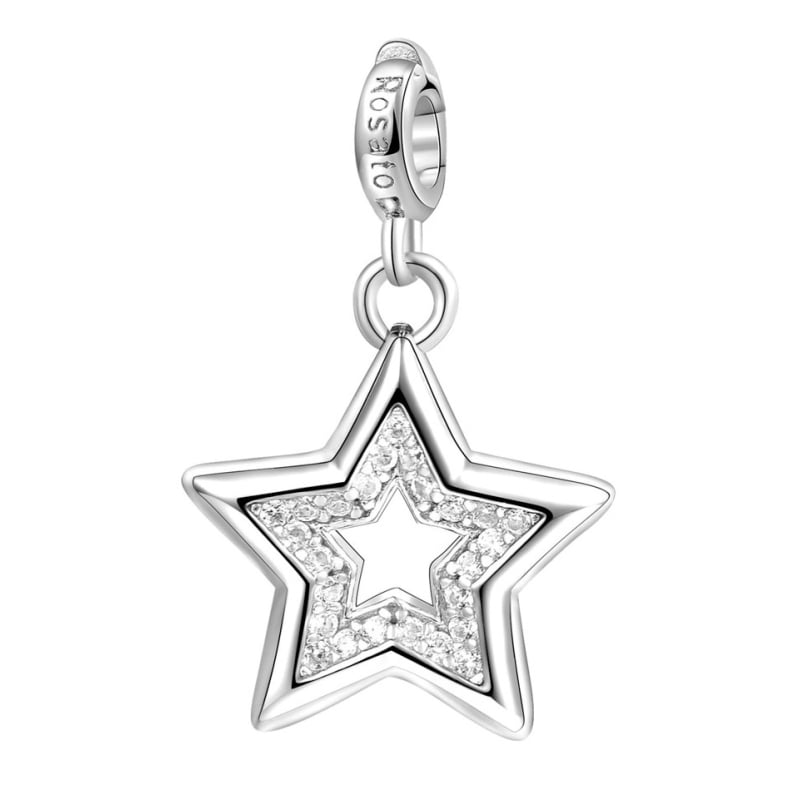 Stříbrný přívěsek Hvězda Storie RZ024R Rosato Stříbrný přívěsek Hvězda Storie RZ024R Rosato