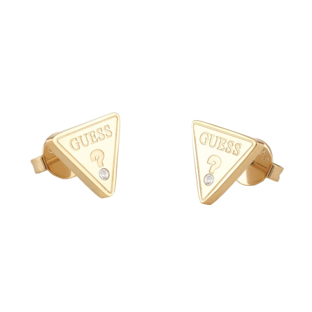 Moderní pozlacené náušnice s krystaly Studs Party JUBE02168JWYGT/U Guess
