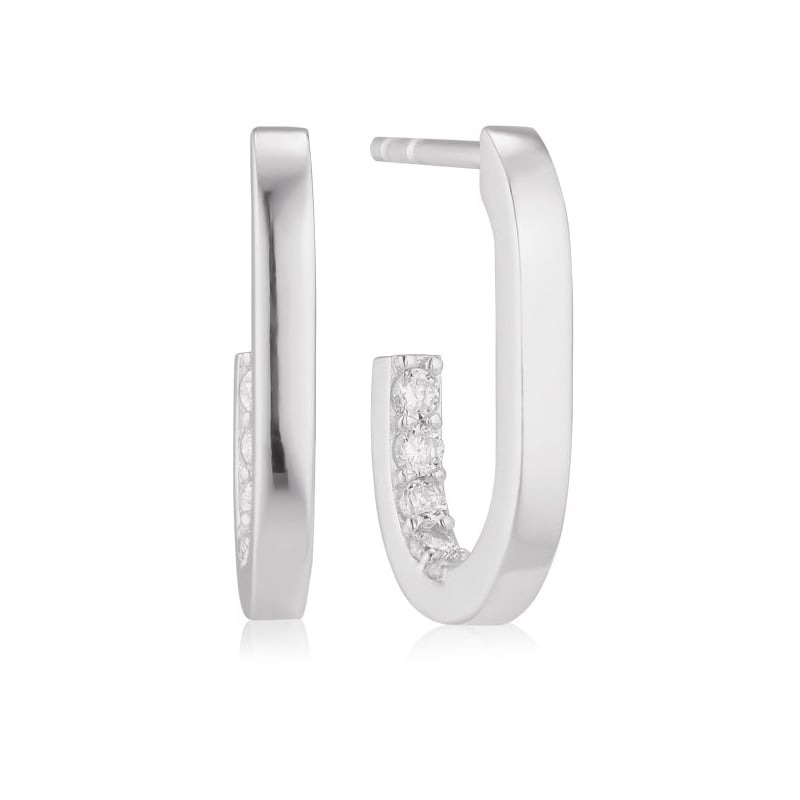 Půvabné stříbrné náušnice Capizzi SJ-E42210-CZ Sif Jakobs / Délka: 2,7 cm