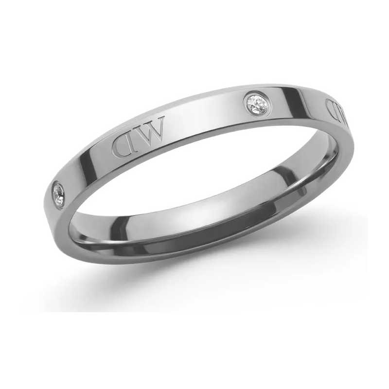 Originální ocelový prsten s krystaly Classic Lumine DW0040023 Daniel Wellington / Obvod: 56 mm - 56 mm Originální ocelový prsten s krystaly Classic Lumine DW0040023 Daniel Wellington / Obvod: 56 mm - 56 mm