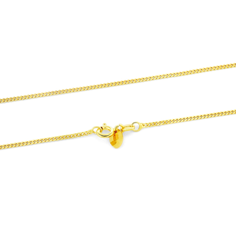 Jemný pozlacený řetízek ze stříbra Pancer Gold Beneto Exclusive / Délka: 50 cm