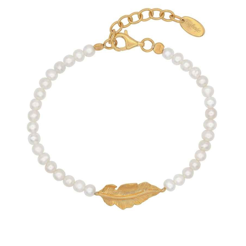 Pozlacený perlový náramek ze stříbra ERB-GLORY-FED-G Engelsrufer Pozlacený perlový náramek ze stříbra ERB-GLORY-FED-G Engelsrufer