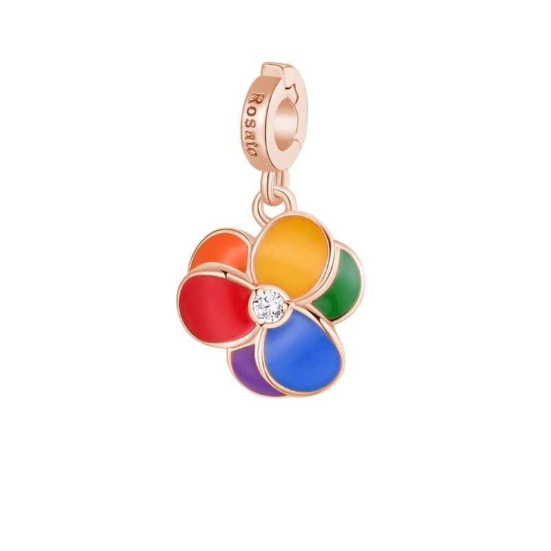 Hravý bronzový přívěsek Kytička Storie RZLE056 Rosato